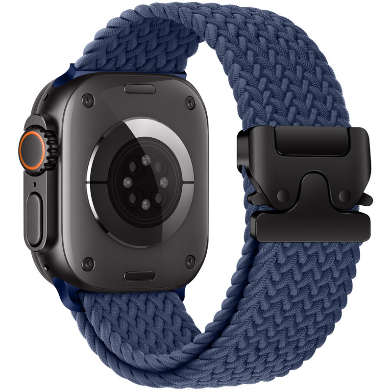Parachute-buckle Braided Nylon Loop Watch Strap