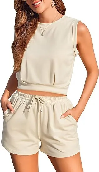 Fashion Personality Women's Vest Top Suit Apricot - Shop at LoveMi