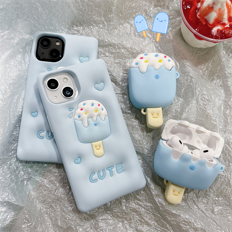 Ins Summer Ice Cream Applicable Protective Cover Wireless - Image 6