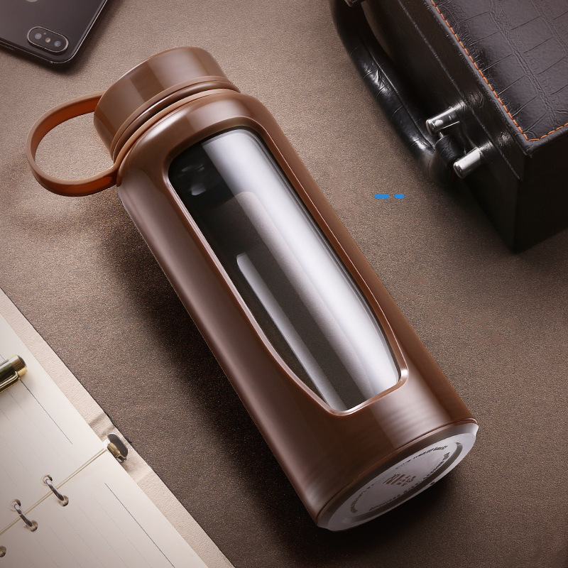 Large-capacity Glass Teacup Portable