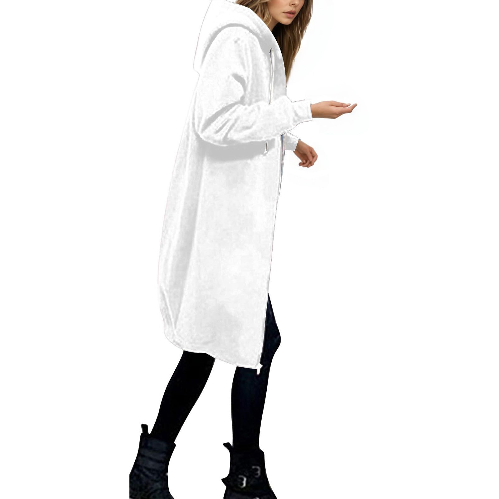 Mid-length American-style Hoodie For Fall And Winter