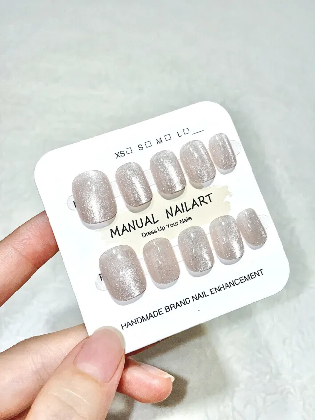 Handmade Wear Armor New UV Nail Beauty Patch L04 Pearl White - Shop at LoveMi