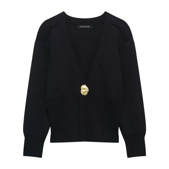 Women's Coat Knitted Cardigan Top Black - Shop at LoveMi