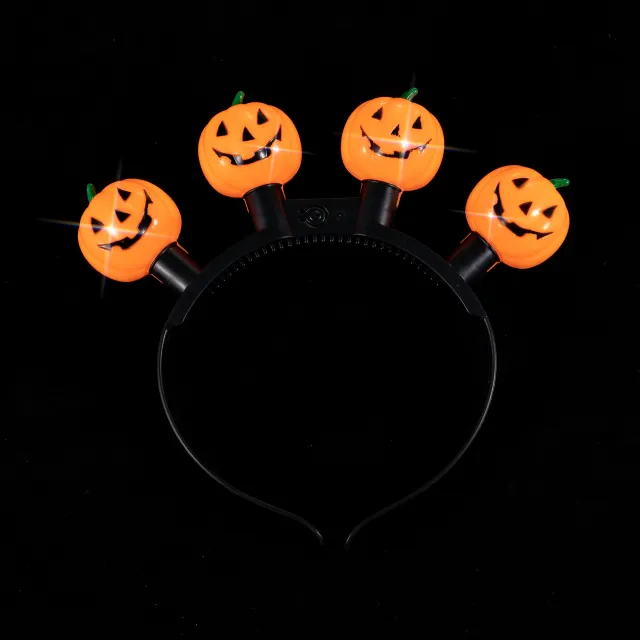 Coolette New Halloween Ghost Headband Ghost Festival LED Light Props Luminous Headband Pumpkin Headband - Shop at LoveMi