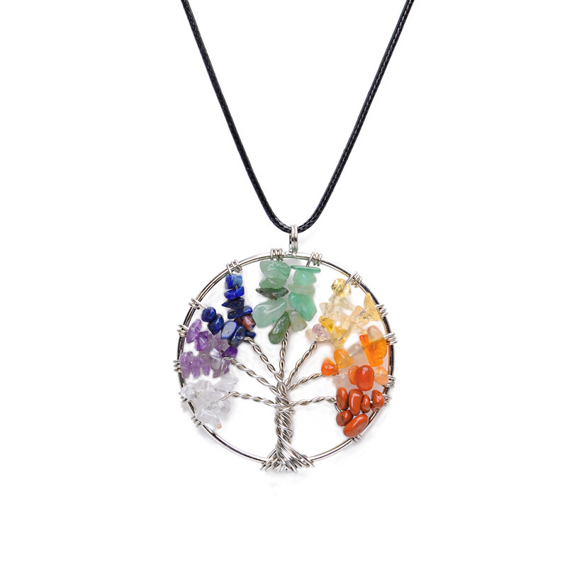 Fashion Color Lucky Tree Wishing Tree Necklace