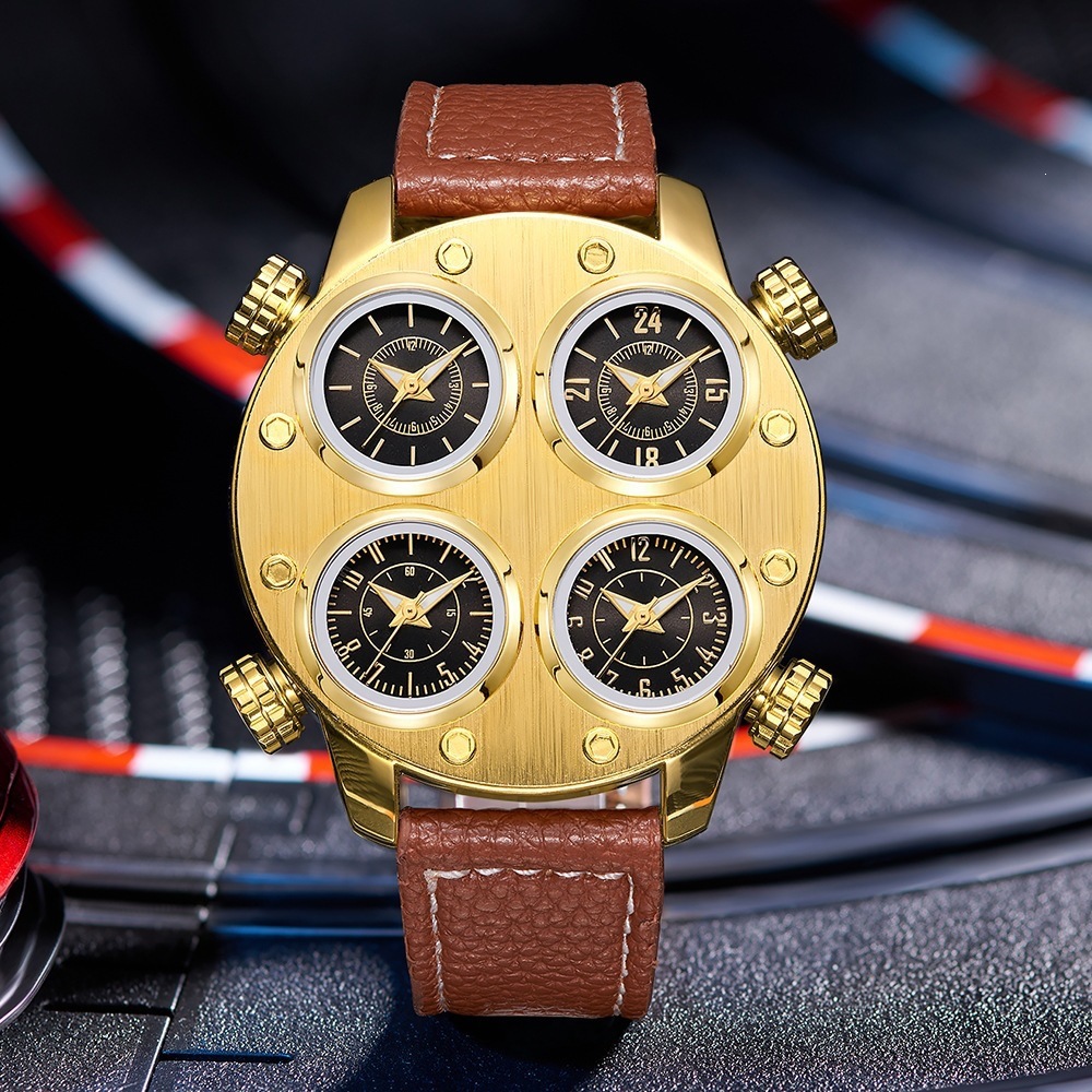 Mens Large-dial Quartz Watch 6