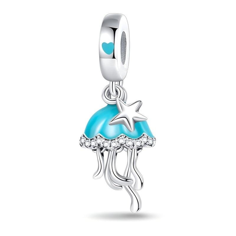 Silver-Plated Ocean Charm Bracelet, picture 3 of 12
