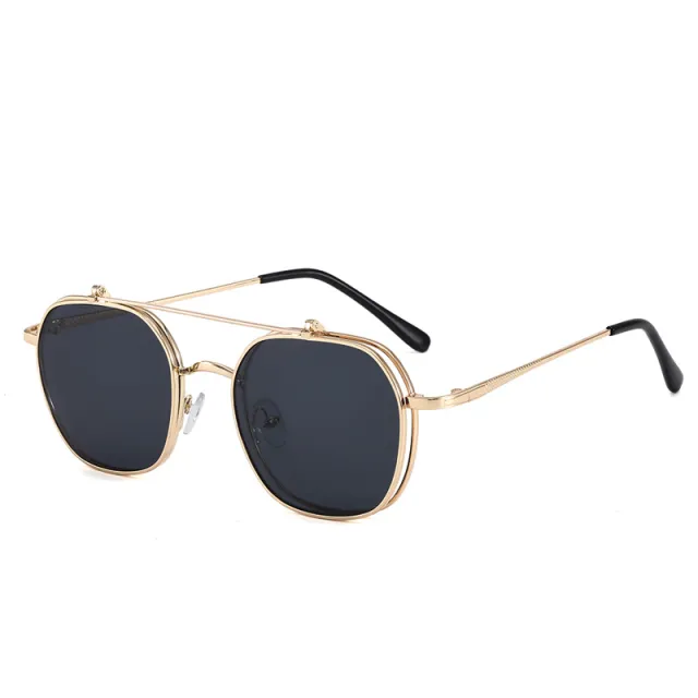 Personalized Flip Dual use Double layer Sunglasses As Shown In The Picture - Shop at LoveMi