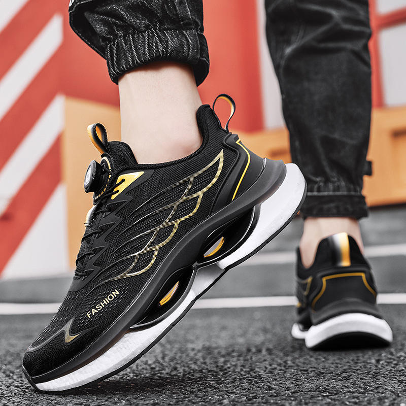 Flying Woven Air Cushion Turn Buckle Running Shoes - Image 2