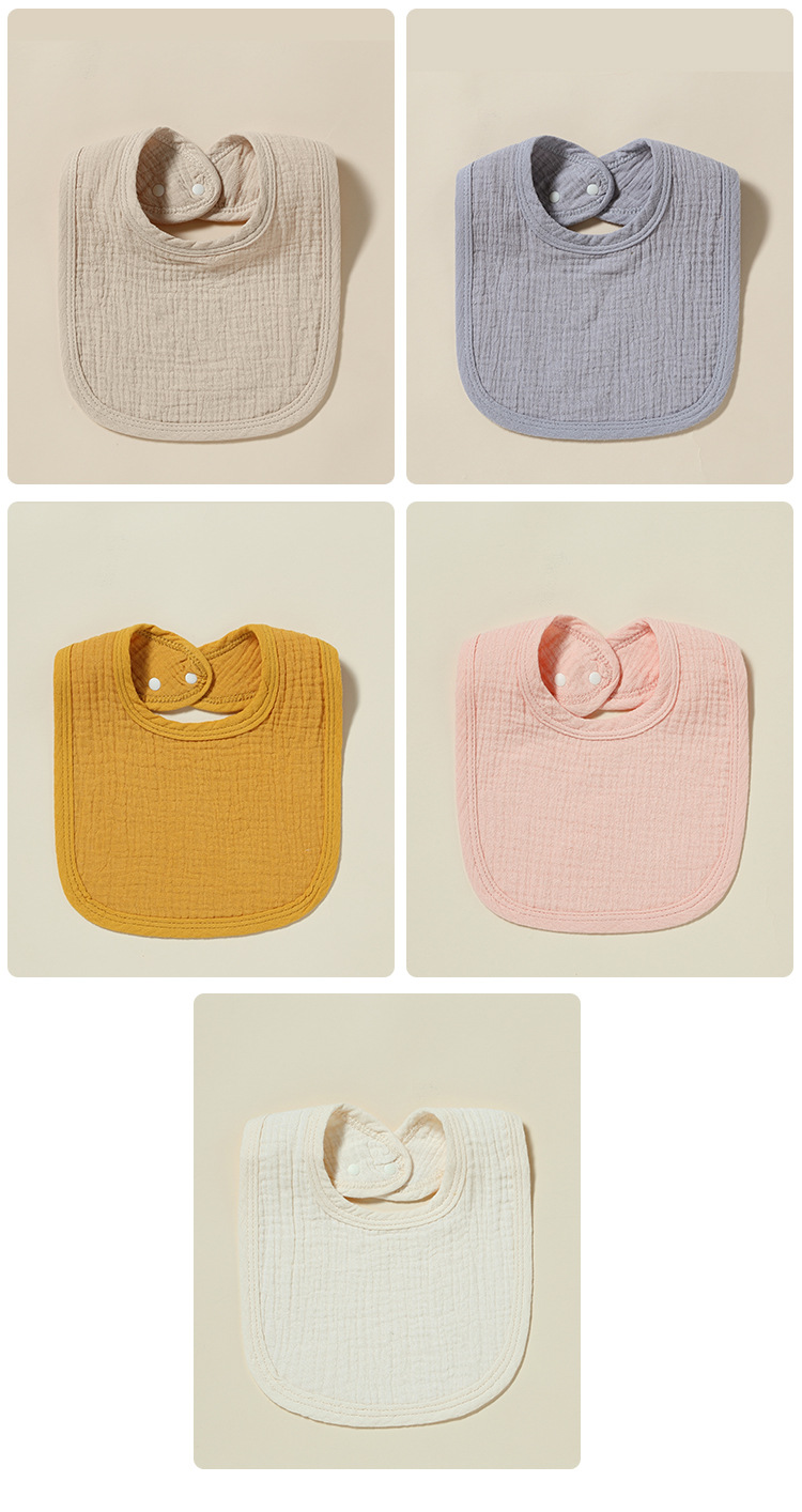 Title 6, Baby Cotton Gauze Saliva Towel Small Bib