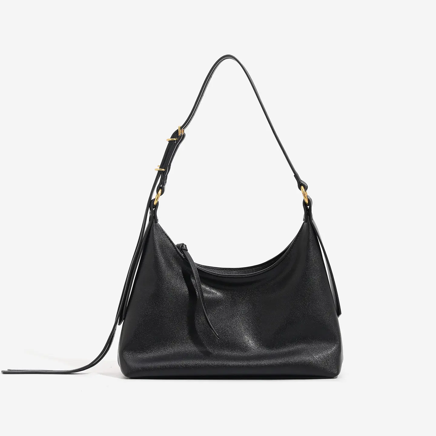 Laid-back Vintage Leather Large-Capacity Commuter Shoulder Bag