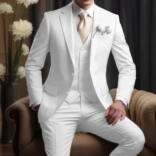 Elegant Business Banquet Suit Set For Men 7