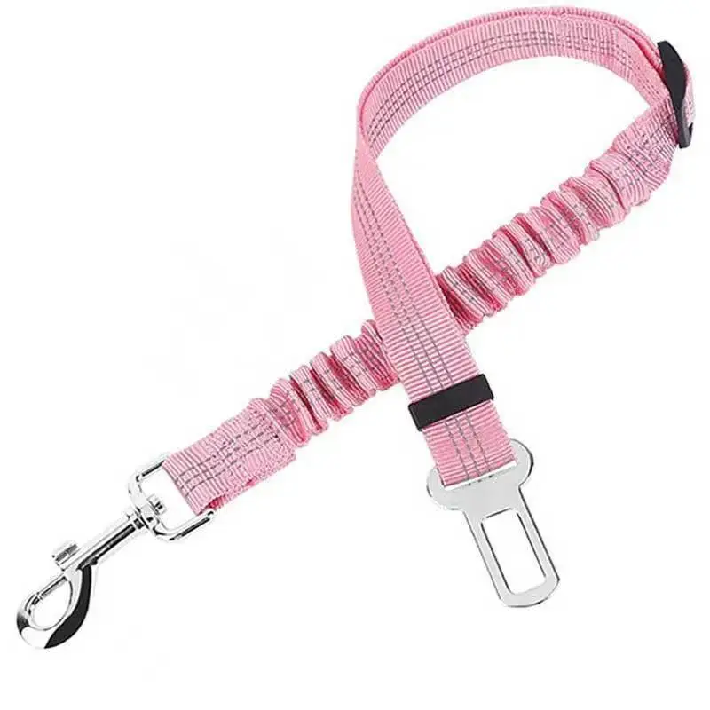 Automotive Reflective Webbing Safety Rope - Light Pink