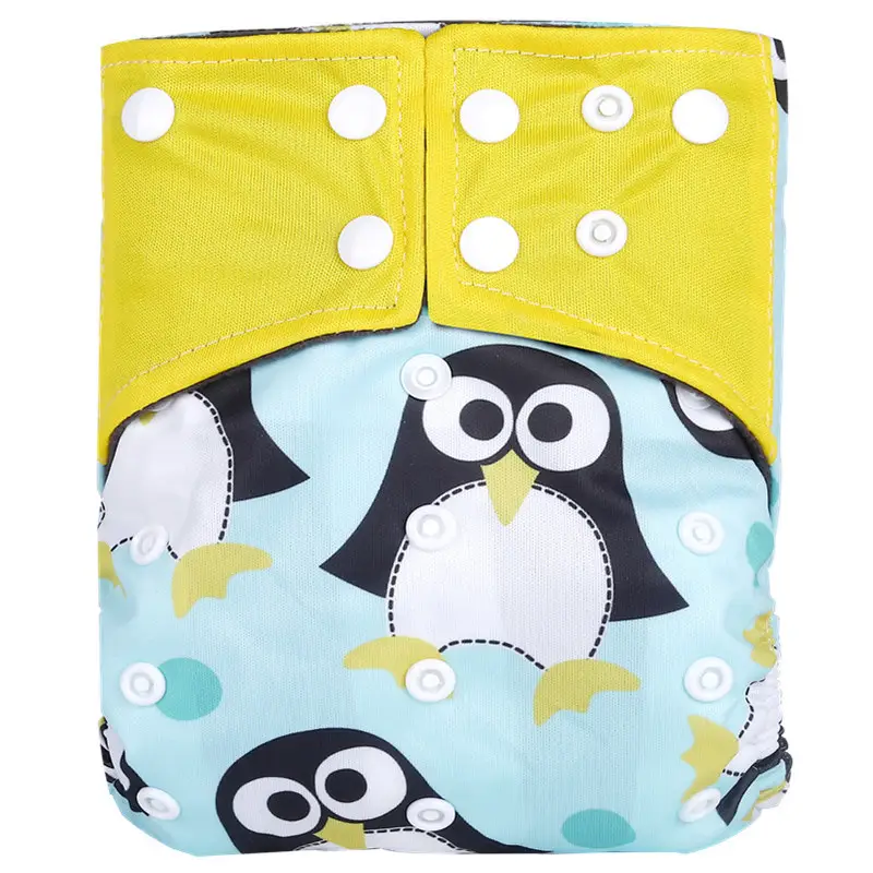 Baby Washable Bamboo Charcoal Cloth Diaper Pants