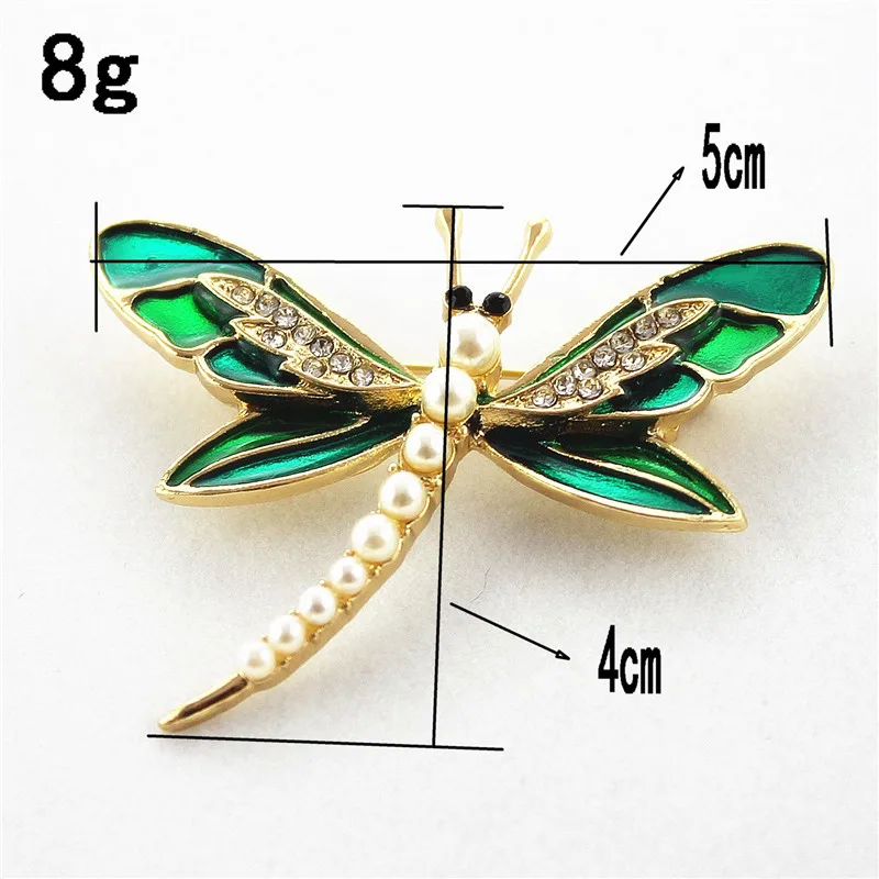 Title 1, Green dragonfly pin