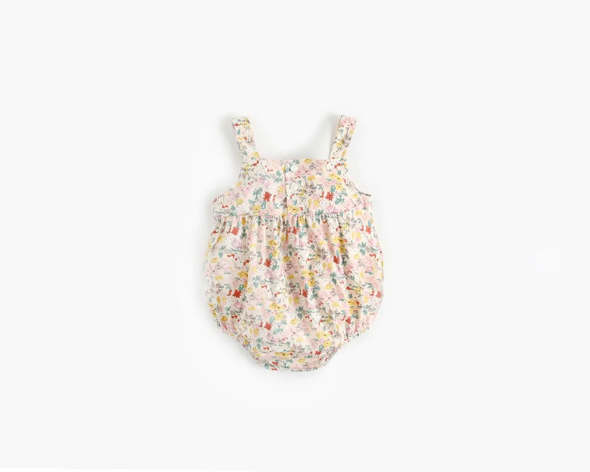 Sling Newborn Clothes Floral Baby Girl Jumpsuit
