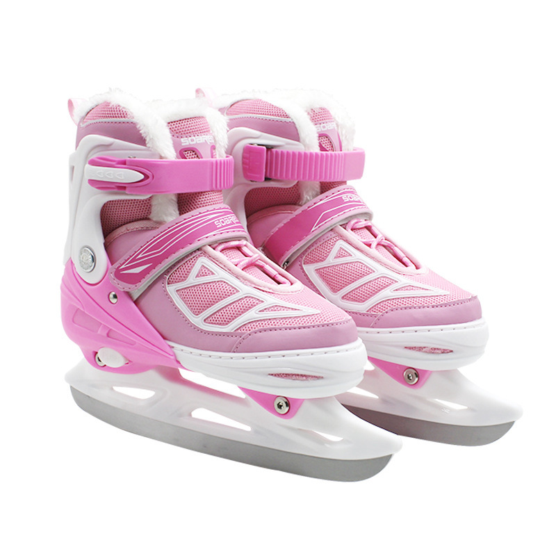 Children's Plush Ice Skate Shoes