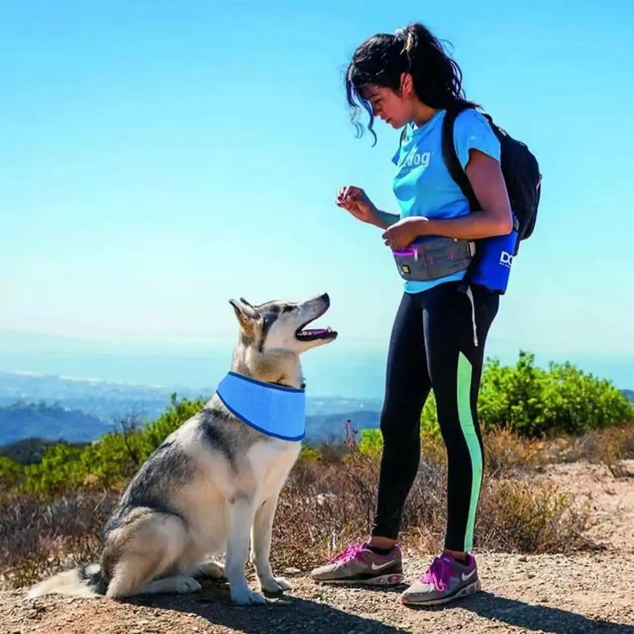 Breathable Sun Protective Cooling Pet Scarf