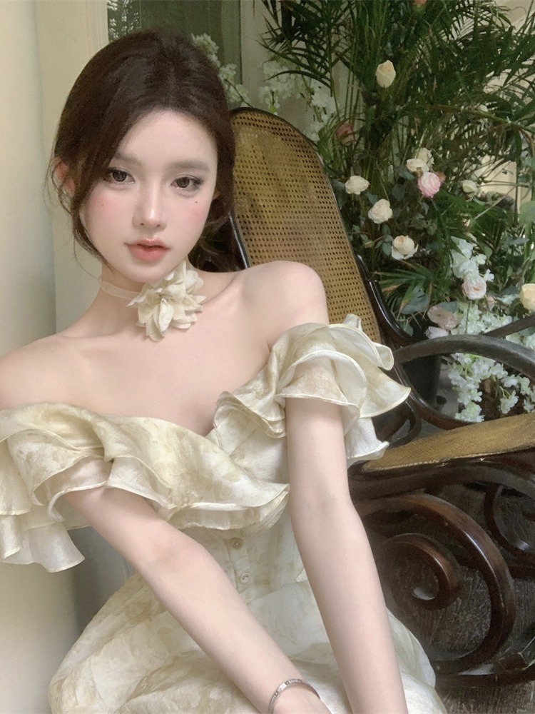 Silk Long Dress, picture 8 of 10