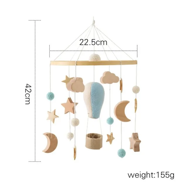 Cross border Comforter Bed Bell Hanging Baby Sleep Companion Wind Chimes Rotatable Rattle Toys 5Style - Shop at LoveMi