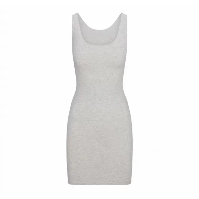 Tight Bottoming Seamless Classic Dress Light Gray - Shop at LoveMi