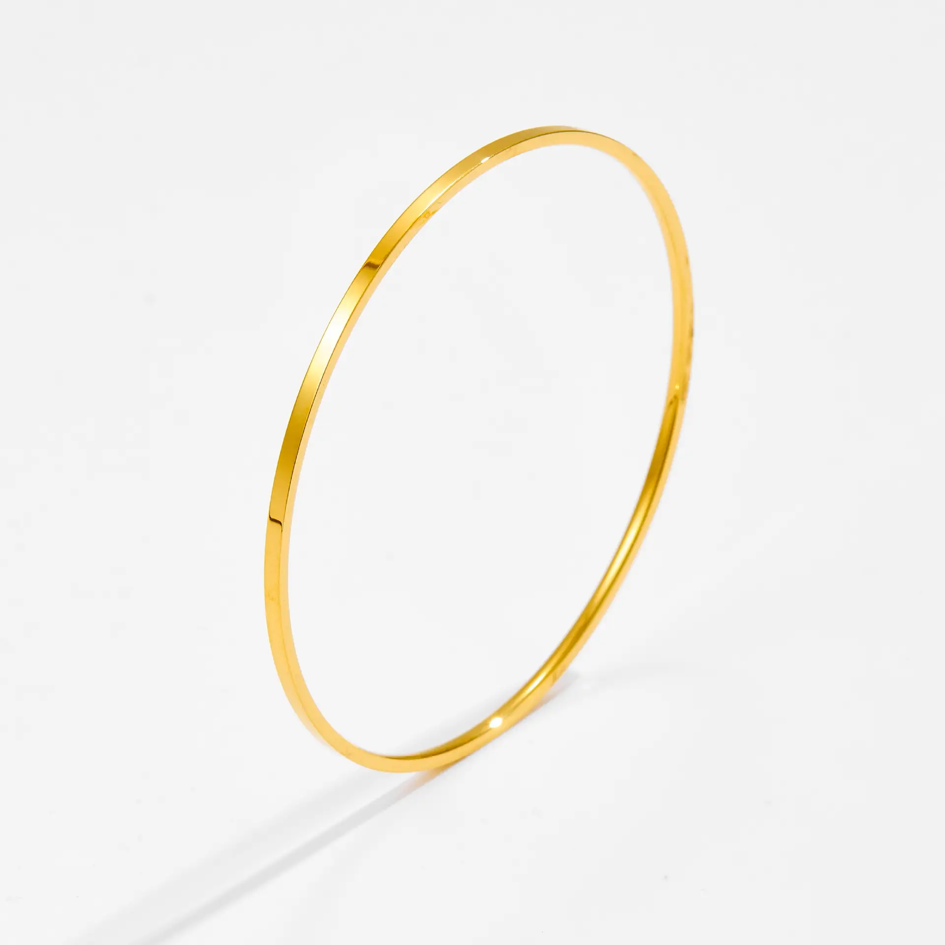 Simple Textured All-match Fashion Titanium Steel Women's Bracelet