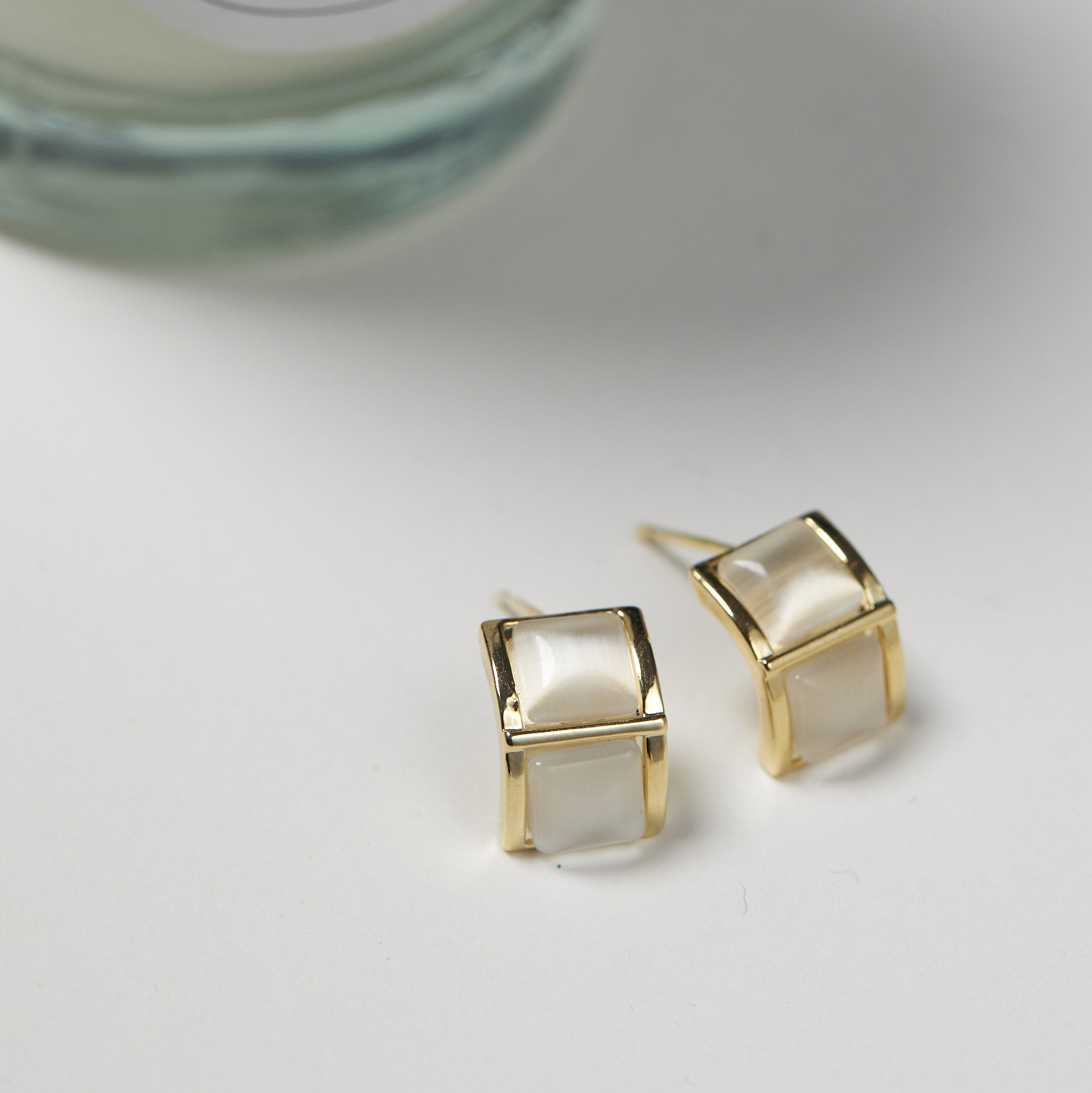 C- Shaped Stud Earrings For Women Special-interest Design Vintage