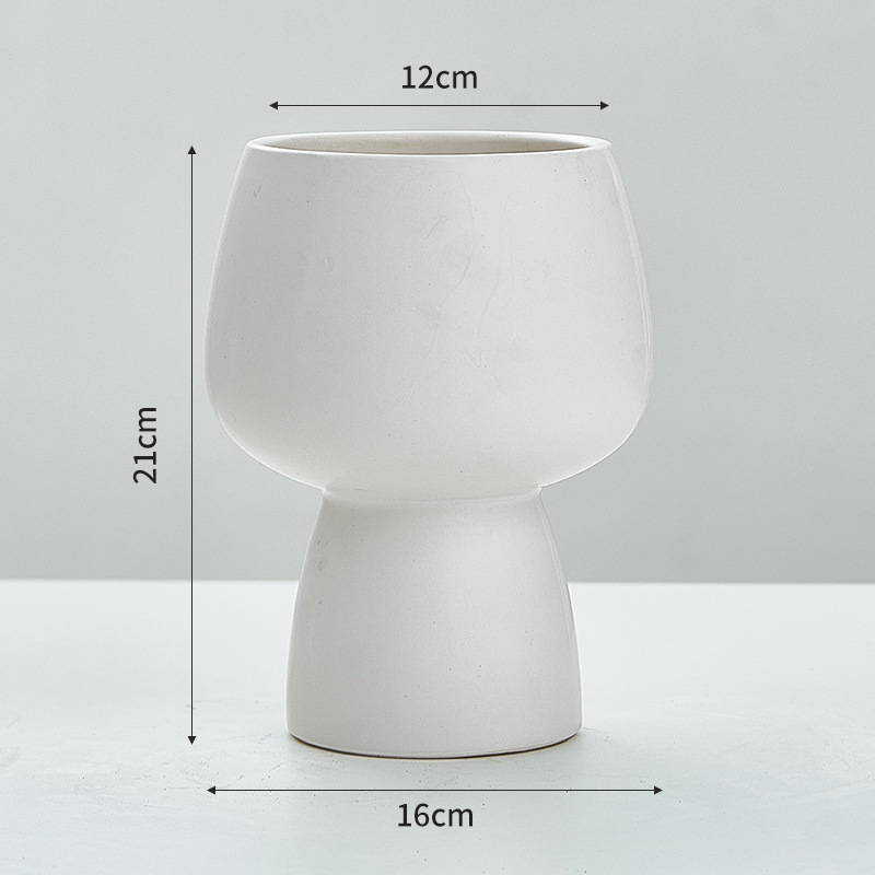 21cm High White