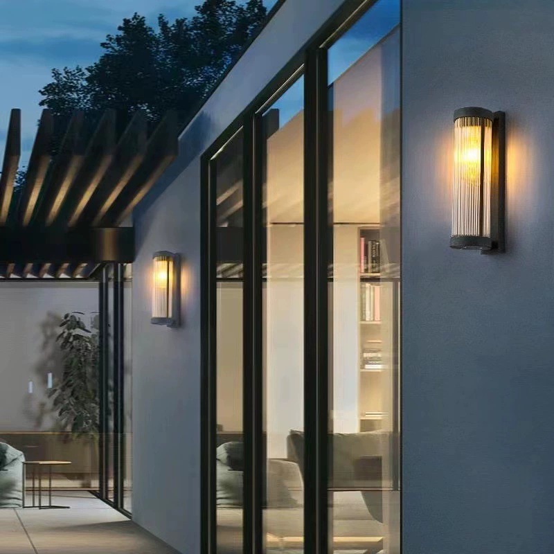 Solar-powered Outdoor Waterproof Villa Courtyard Wall Light For Front Door And Entryway Patio