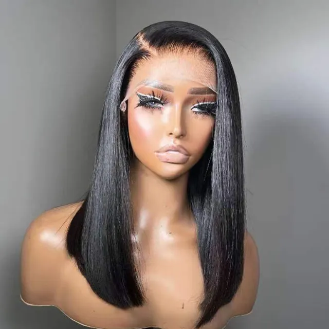 200 Density Bob Human Hair Wigs 14Inch - Shop at LoveMi
