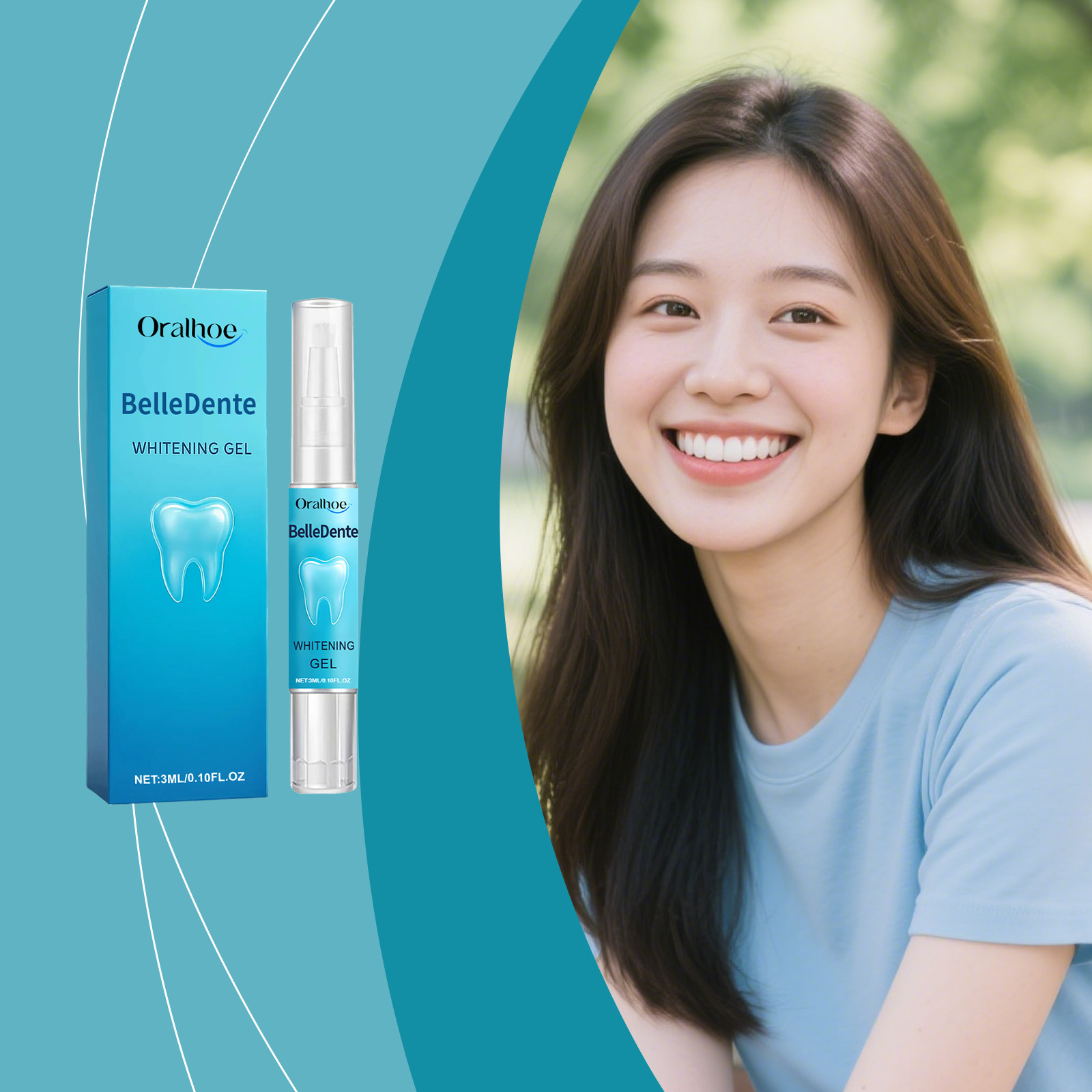 Oral Cleansing Freshening And Whitening Care Gel