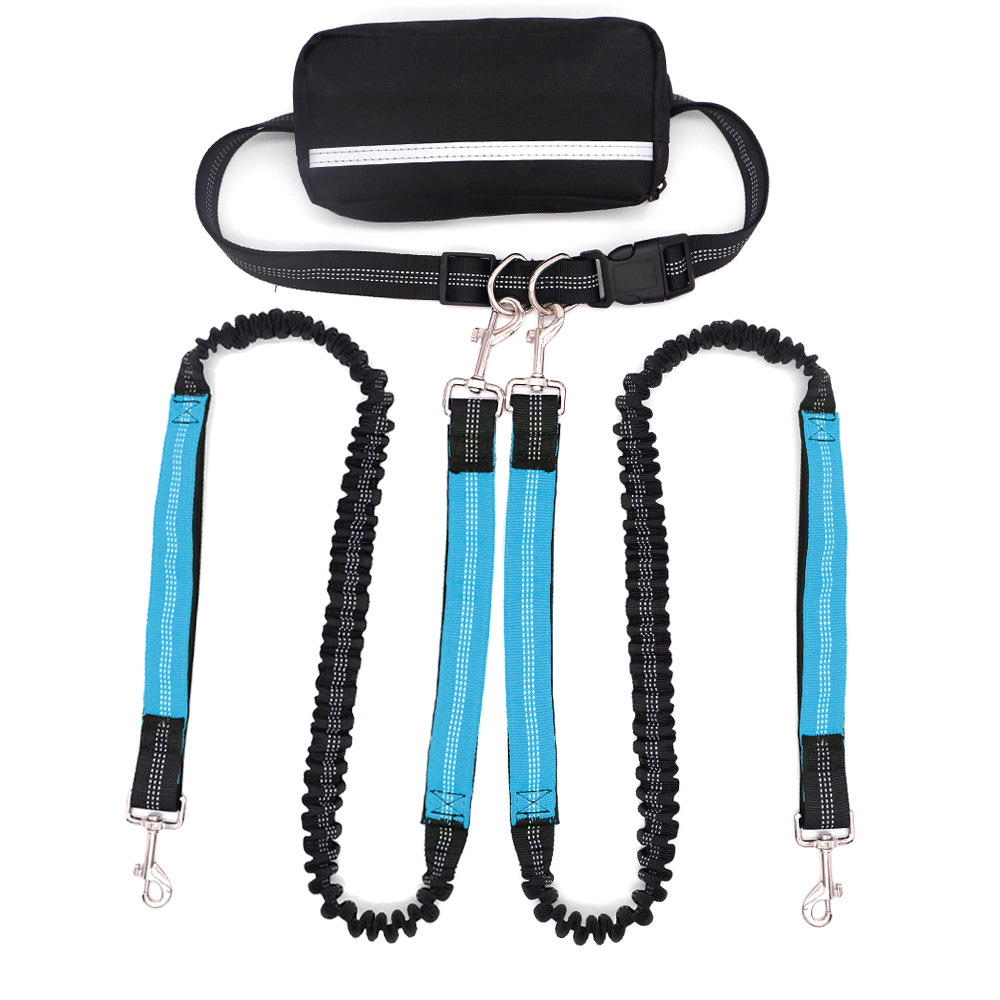 Doubl-headed LeashOne Leash For Two DogsRunning And Walking Dog Leash With Burstresistance 9