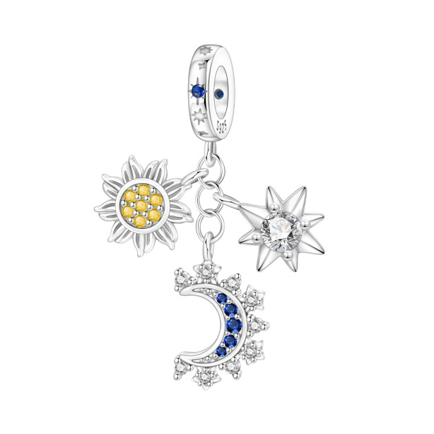Starry Sky Astronaut Diy Bracelet String Beads Pendant