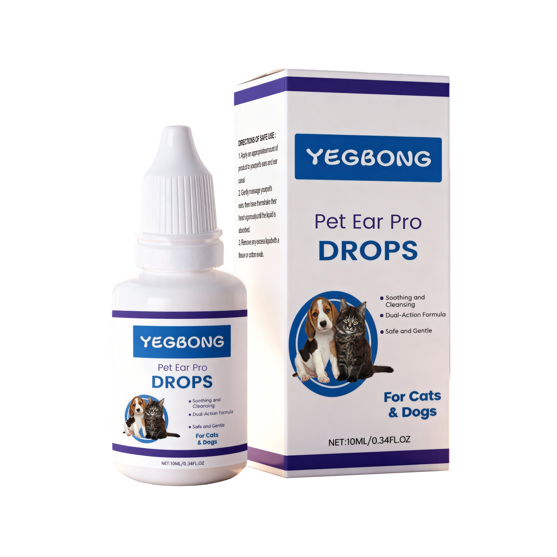 Pet Ear Care Solution For Gentle Cleaning