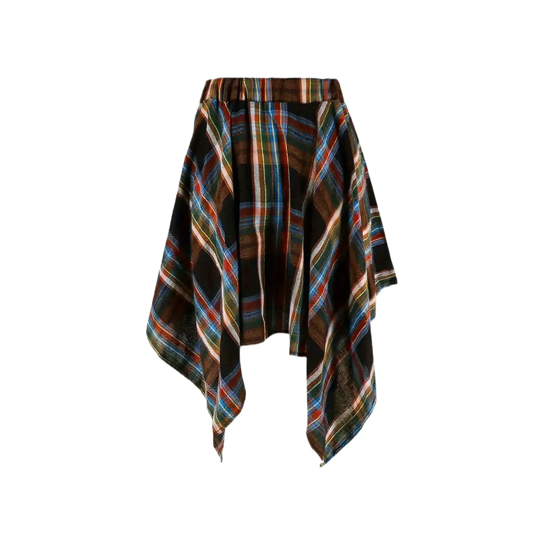 Women's Stylish Patchwork Irregular High-Waist Skirt