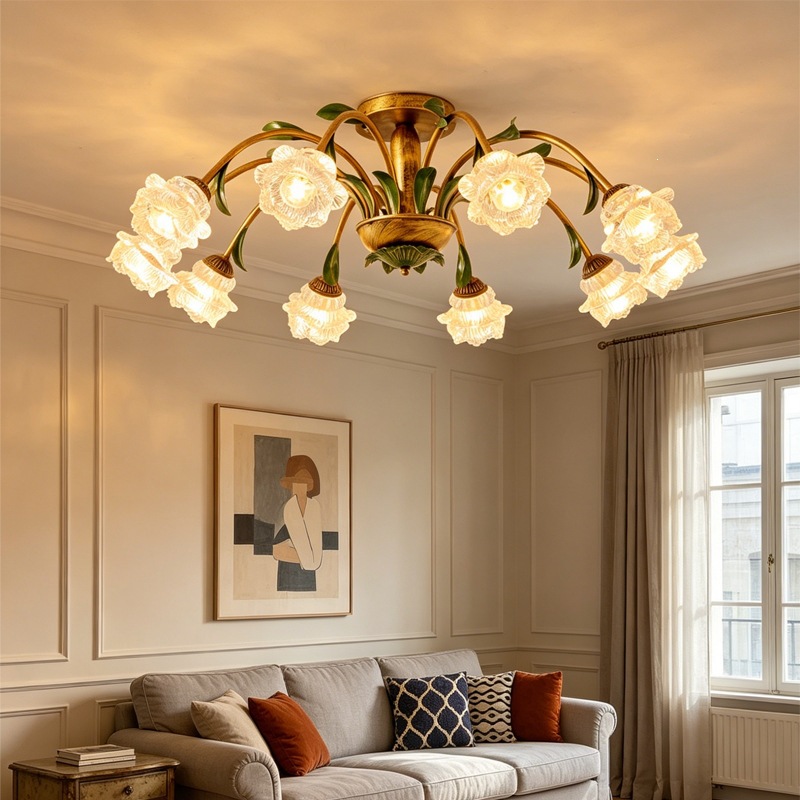 American-style Vintage Chandelier For The Bedroom