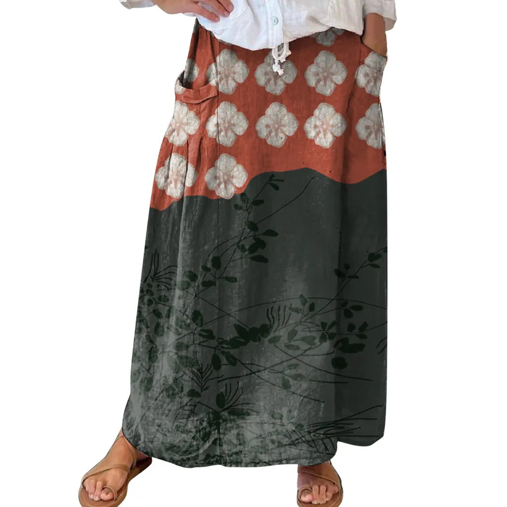 Women's Fashion Vintage Floral Holiday Dress - 3 Models D712
