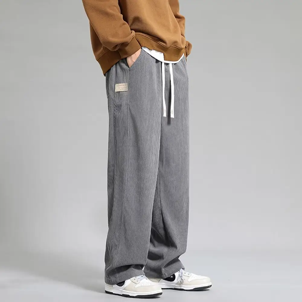 Autumn and Winter Lights Men's American Casual Pants High