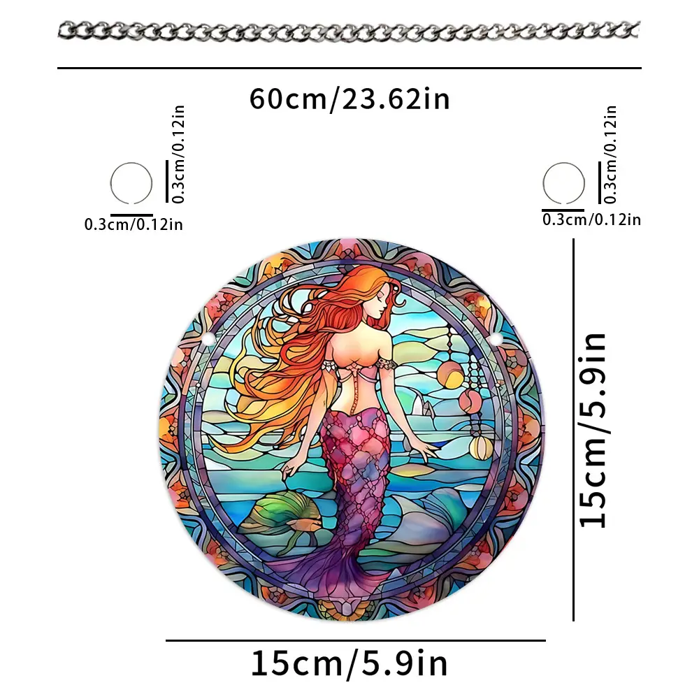 Colorful Acrylic Wall Decorative Chain Pendant