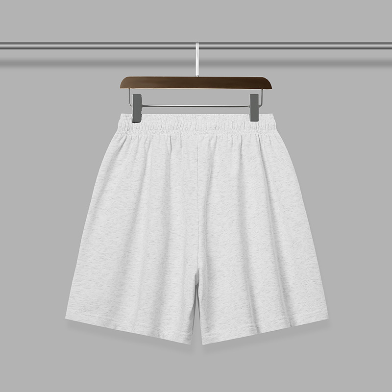 Drawstring Elastic Waistband Loose Straight Neutral Five-point Casual Shorts