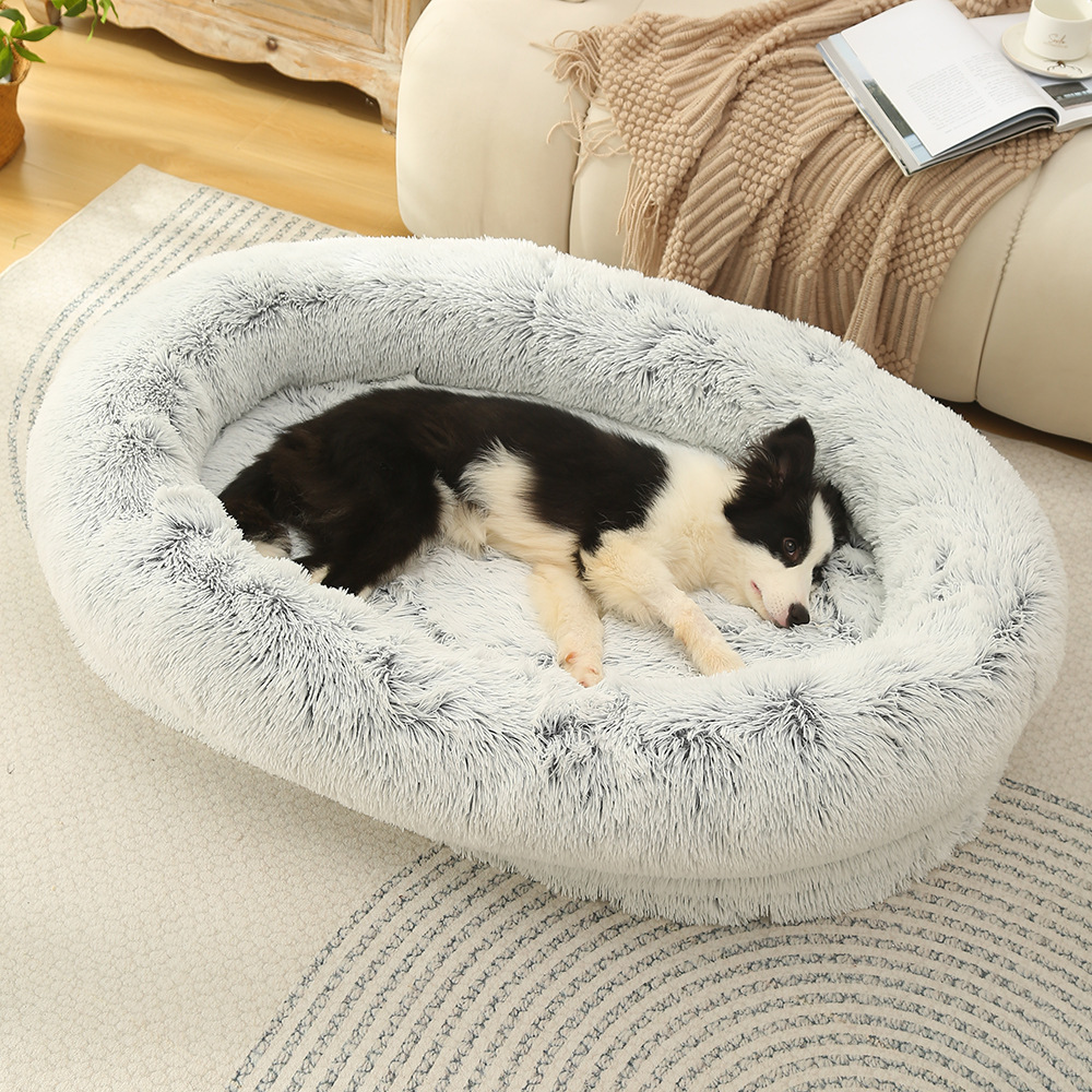 Plush Winter Warm And Cozy Pet Bed