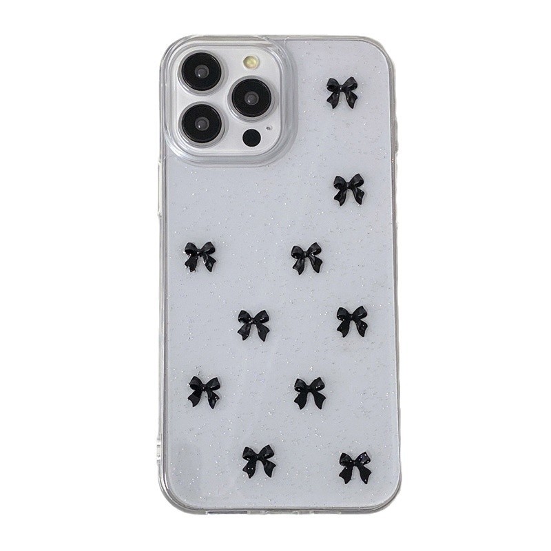 Epoxy Glitter Bow IPhone16Promax Phone Case - Image 7