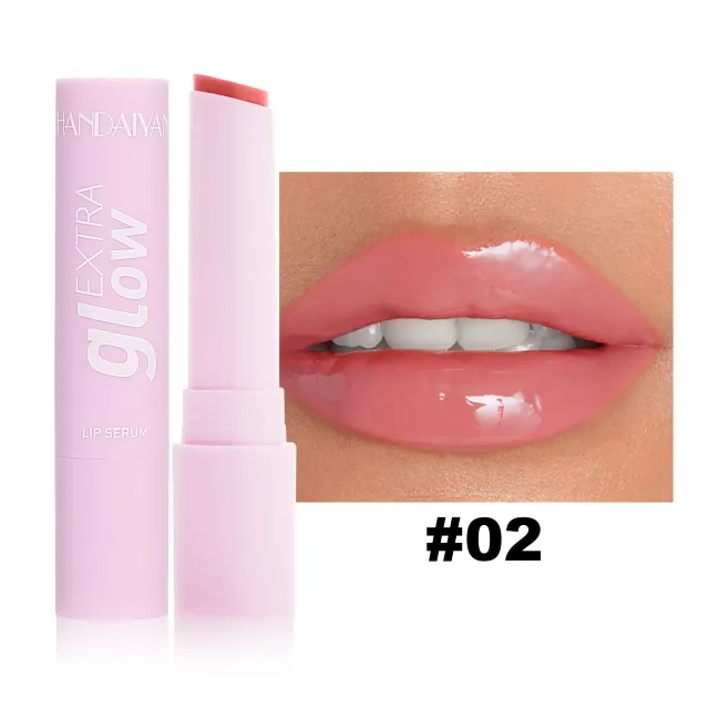 Moisturizing Solid Lip Gloss Water Light Mirror Moist Lipstick 02Style - Shop at LoveMi