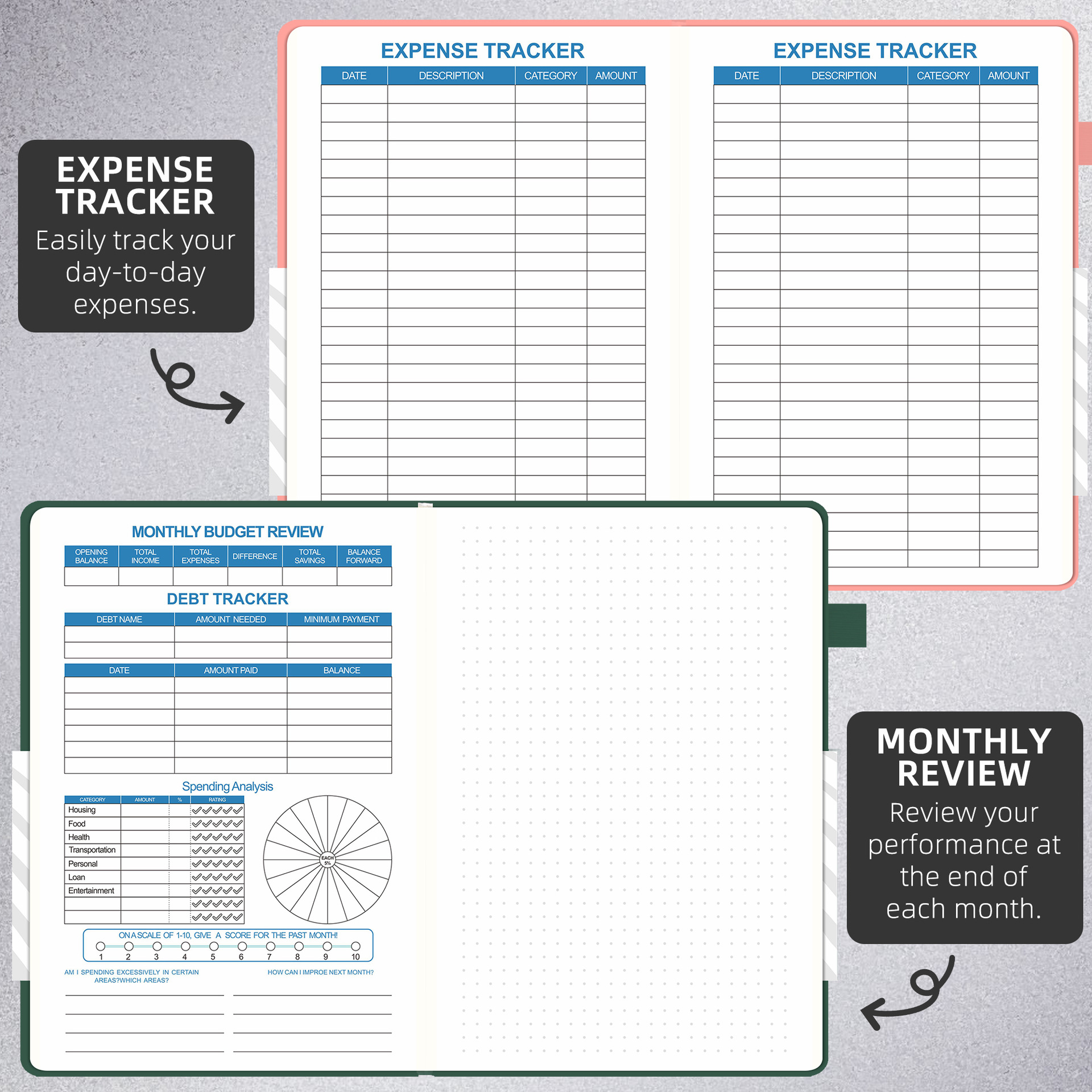 A May Plan English Budget Notebook Financial Ledger thumbnail 3