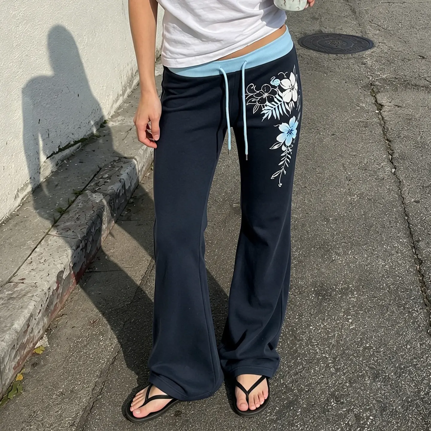 Simple Versatile Casual Womens Sweatpants