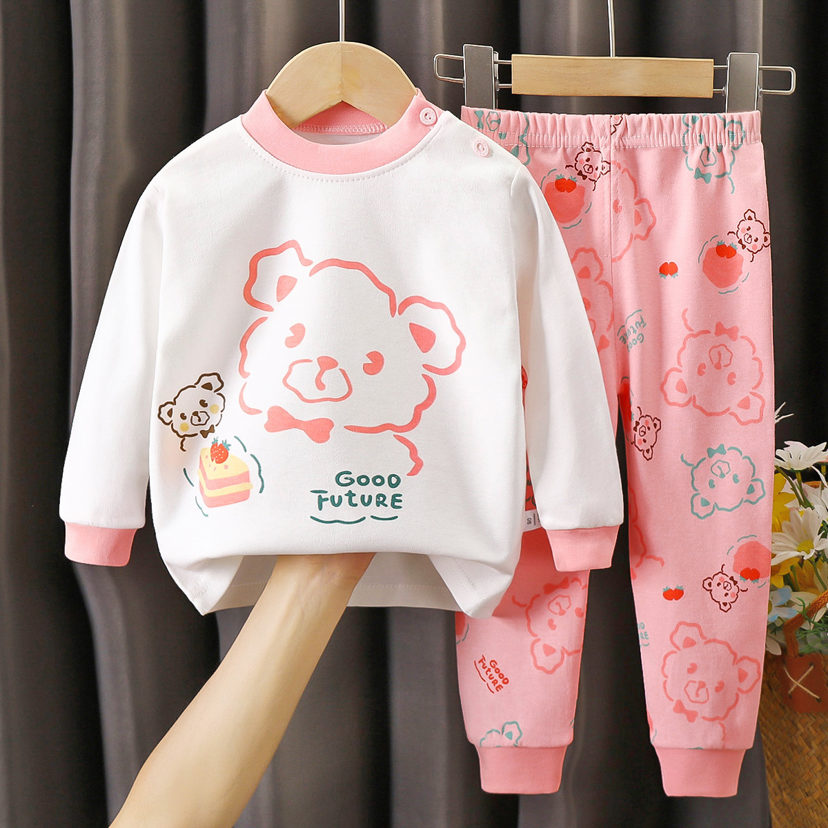 Boys’ Pure Cotton Autumn Underwear Set