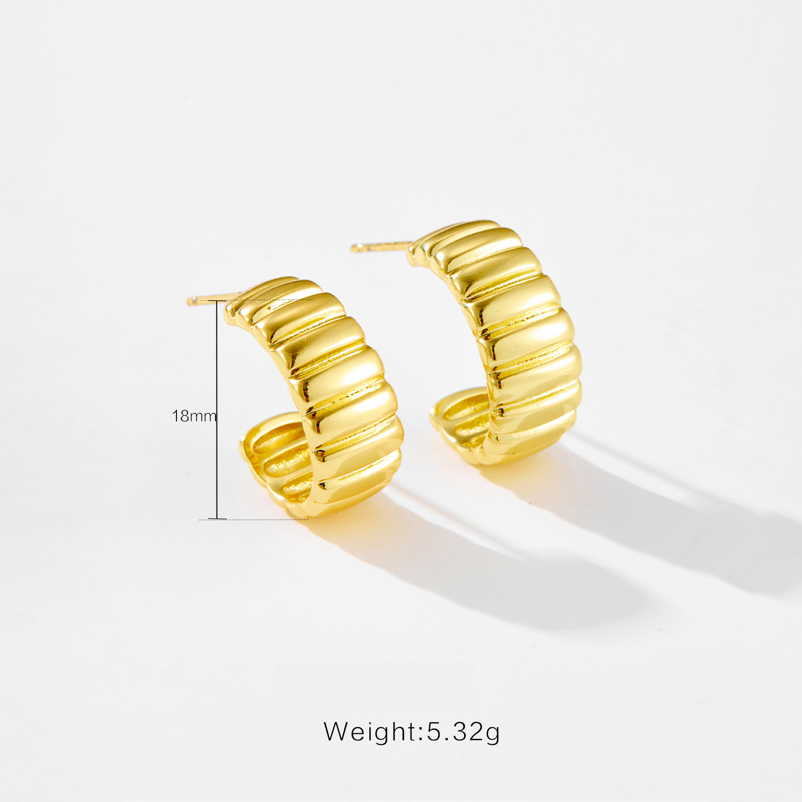 Fashion Geometry Pattern Irregular Earrings Women