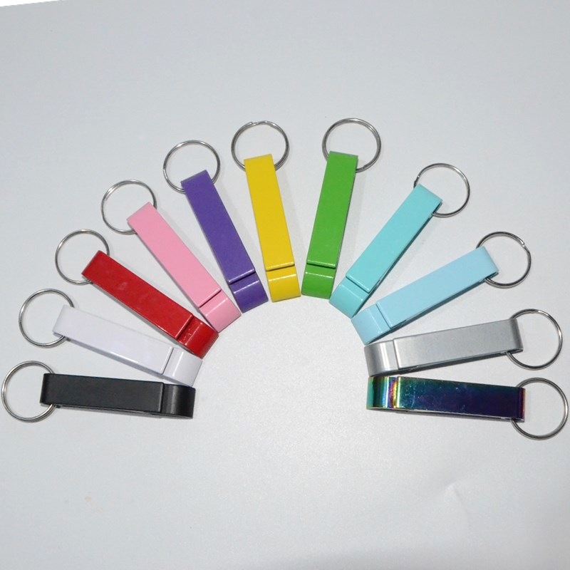 Creative Multifunctional Aluminum Alloy Beer Key Ring Type Bottle Opener