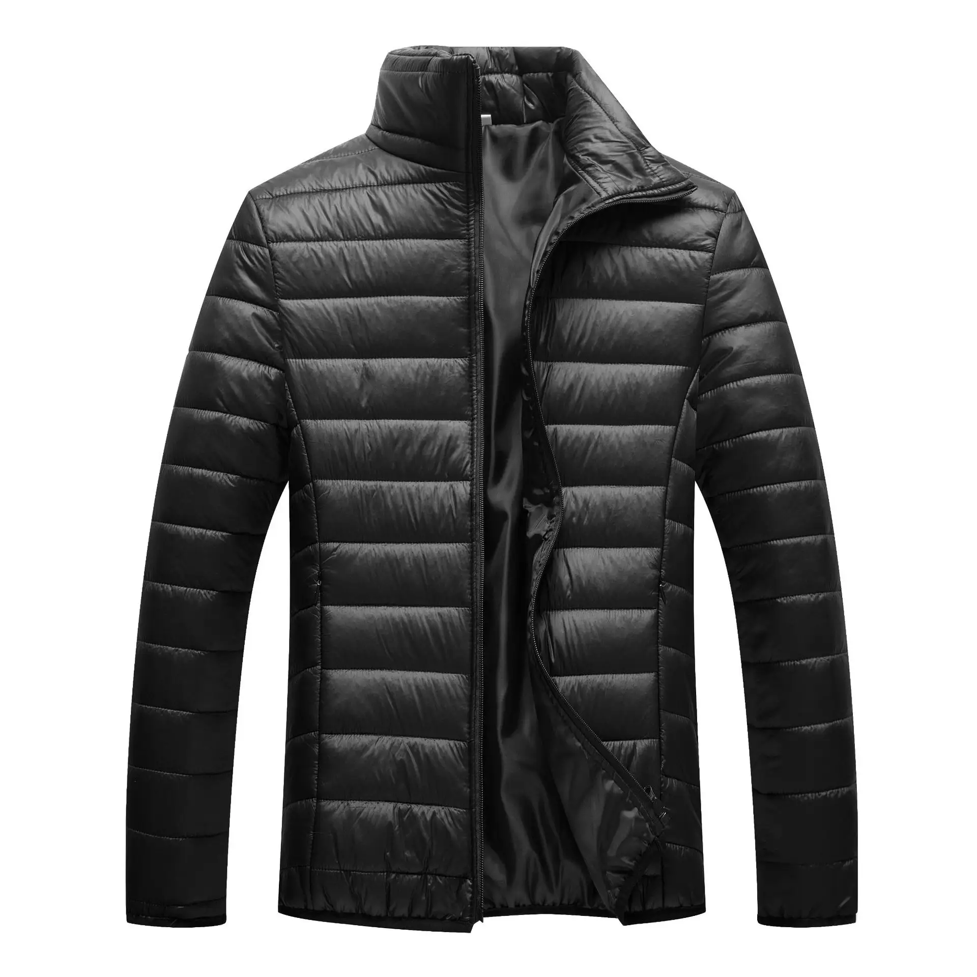 Men's Cotton Padded Clothing Candy-colored Zipper Cotton-padded