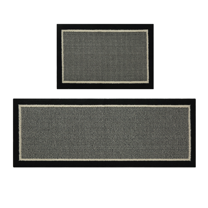 Kitchen Home-use Water-absorbent Non-slip Dirt-resistant Waterproof And Oil-resistant Faux Wool Floor Mat